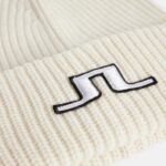 Bute Beanie White Men J.Lindeberg Accessory 66XF748