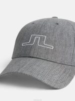 Caden Cap Grey Melange Men J.Lindeberg Accessory 66XF780 - Image 3