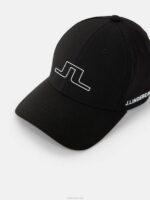Caden Golf Cap Black Men J.Lindeberg Accessory 66XF906 - Image 2