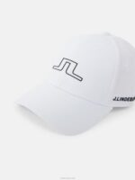Caden Golf Cap White Men J.Lindeberg Accessory 66XF908 - Image 2