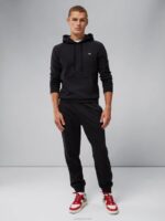Cal Sweat Hoodie Black Men J.Lindeberg Clothing 66XF1089 - Image 2