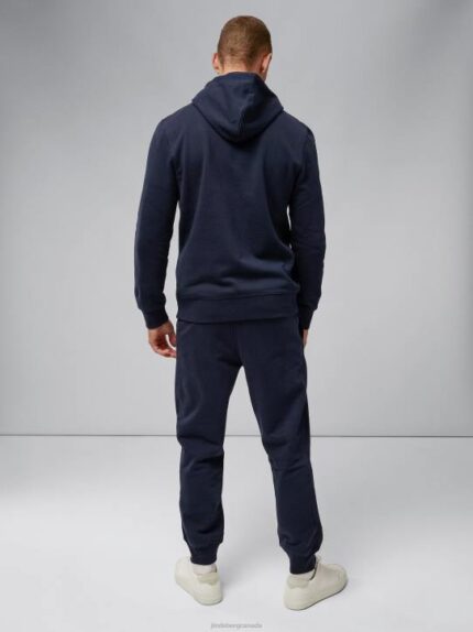 Cal Sweat Hoodie Navy Men J.Lindeberg Clothing 66XF1088