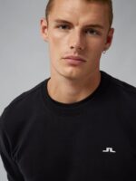 Cal Sweatshirt Black Men J.Lindeberg Clothing 66XF1092 - Image 3