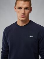 Cal Sweatshirt Navy Men J.Lindeberg Clothing 66XF1090 - Image 3