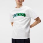 Camilo Graphic T-shirt White Men J.Lindeberg Clothing 66XF968