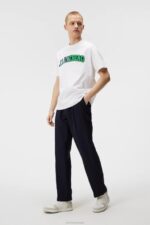 Camilo Graphic T-shirt White Men J.Lindeberg Clothing 66XF968 - Image 3