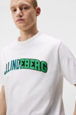 Camilo Graphic T-shirt White Men J.Lindeberg Clothing 66XF968 - Image 4