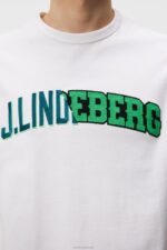 Camilo Graphic T-shirt White Men J.Lindeberg Clothing 66XF968 - Image 5