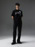 Camilo Graphic Tee Black Men J.Lindeberg Clothing 66XF2135 - Image 2
