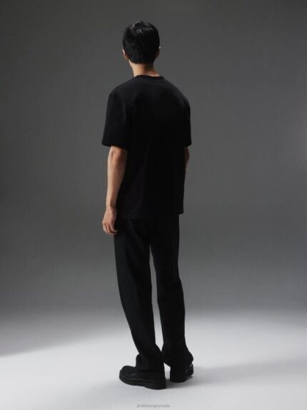 Camilo Graphic Tee Black Men J.Lindeberg Clothing 66XF2135