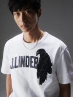 Camilo Graphic Tee Cloud White Men J.Lindeberg Clothing 66XF2134 - Image 3