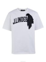 Camilo Graphic Tee Cloud White Men J.Lindeberg Clothing 66XF2134 - Image 4