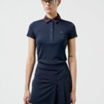 Cara Golf Polo Navy Women J.Lindeberg Clothing 66XF2600