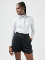 Cara Golf Polo White Women J.Lindeberg Clothing 66XF2599