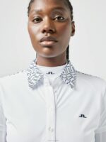Cara Golf Polo White Women J.Lindeberg Clothing 66XF2599 - Image 4