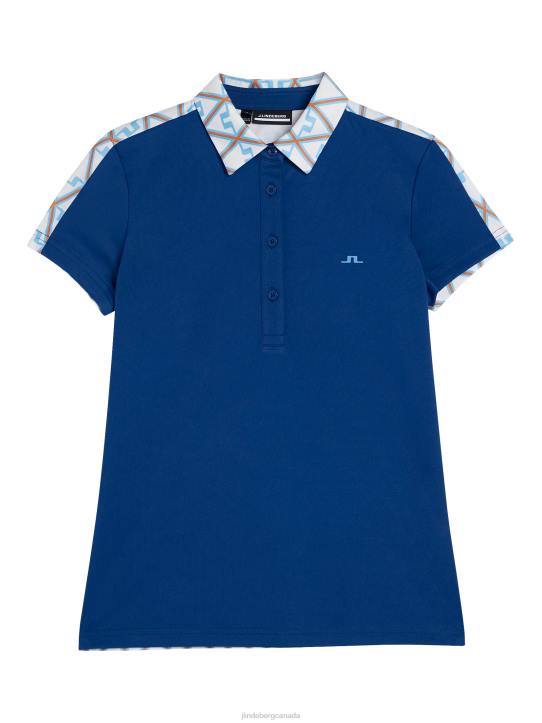 Cara Polo Little Boy Blue Diamond Women J.Lindeberg Clothing 66XF1365 - Image 5