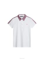 Cara Polo Micro Bridge Rose Red Women J.Lindeberg Clothing 66XF1366 - Image 5