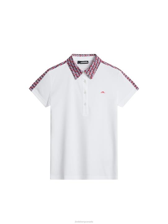 Cara Polo Micro Bridge Rose Red Women J.Lindeberg Clothing 66XF1366 - Image 5