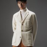 Carlton Cardigan Blazer Cloud White Men J.Lindeberg Clothing 66XF2550