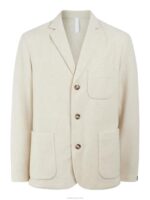 Carlton Cardigan Blazer Cloud White Men J.Lindeberg Clothing 66XF2550 - Image 5