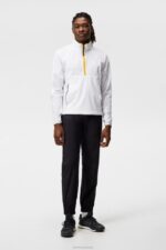 Cash Track Top White Men J.Lindeberg Clothing 66XF695 - Image 2