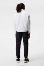 Cash Track Top White Men J.Lindeberg Clothing 66XF695