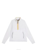 Cash Track Top White Men J.Lindeberg Clothing 66XF695 - Image 5