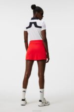 Cassie Polo White Women J.Lindeberg Clothing 66XF1452