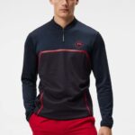 Castello Mid Layer Navy Men J.Lindeberg Clothing 66XF636
