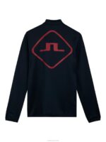 Castello Mid Layer Navy Men J.Lindeberg Clothing 66XF636 - Image 6