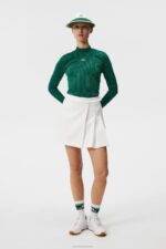 Cataleya Pleated Skirt White Women J.Lindeberg Clothing 66XF1666 - Image 2