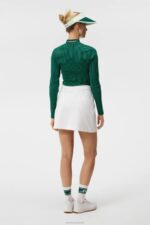 Cataleya Pleated Skirt White Women J.Lindeberg Clothing 66XF1666