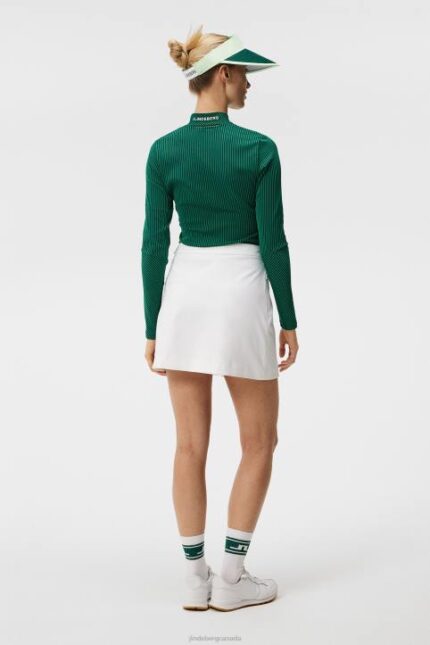 Cataleya Pleated Skirt White Women J.Lindeberg Clothing 66XF1666