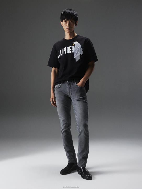 Cedar Granite Wash Jeans Granite Grey Men J.Lindeberg Clothing 66XF2574 - Image 2
