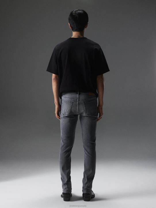 Cedar Granite Wash Jeans Granite Grey Men J.Lindeberg Clothing 66XF2574 - Image 1