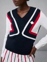 Celine Sweater Navy Women J.Lindeberg Clothing 66XF2816 - Image 4