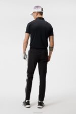 Chad Slim Polo Black Men J.Lindeberg Clothing 66XF209 - Image 3