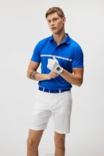 Chad Slim Polo Lapis Blue Men J.Lindeberg Clothing 66XF211