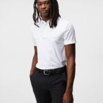 Chad Slim Polo White Men J.Lindeberg Clothing 66XF210