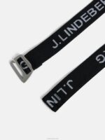 Charlotta Elastic Belt Black Women J.Lindeberg Accessory 66XF1945