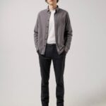 Chaze Flannel Twill Pants Dark Grey Men J.Lindeberg Clothing 66XF2253