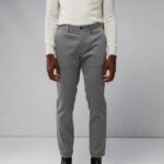 Chaze Flannel Twill Pants Gargoyle Men J.Lindeberg Clothing 66XF2199