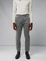 Chaze Flannel Twill Pants Gargoyle Men J.Lindeberg Clothing 66XF2199