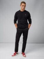Chaze Garment Dyed Pants Black Men J.Lindeberg Clothing 66XF1146 - Image 2