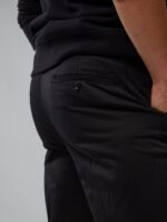 Chaze Garment Dyed Pants Black Men J.Lindeberg Clothing 66XF1146 - Image 3