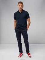 Chaze Garment Dyed Pants Navy Men J.Lindeberg Clothing 66XF1145 - Image 2