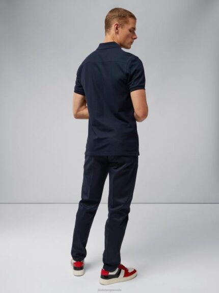 Chaze Garment Dyed Pants Navy Men J.Lindeberg Clothing 66XF1145