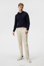 Chaze Super Satin Pants Turtledove Men J.Lindeberg Clothing 66XF1141 - Image 2