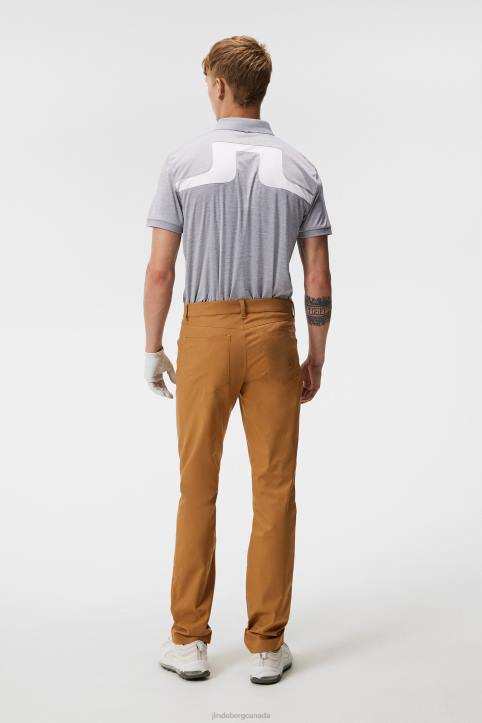 Chin 5-Pocket Golf Pant Chipmunk Men J.Lindeberg Clothing 66XF385 - Image 1