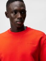 Chip Crew Neck Sweatshirt Fiery Red Men J.Lindeberg Clothing 66XF1072 - Image 3
